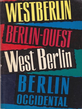Item #1003 Berlin-Ouest: une entité politique. Y. Rjevski