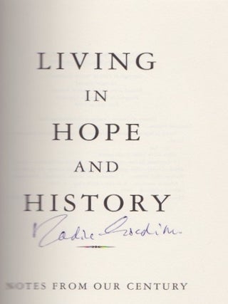 Living in Hope and History: Notes From Our Century