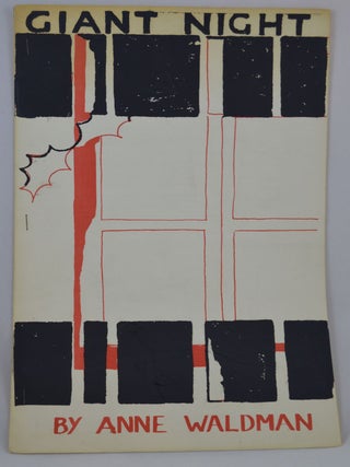 Item #1248 Giant Night. Anne Waldman