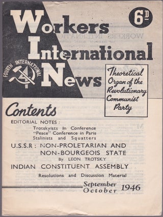 Item #1507 Workers International News, Vol. 6, No. 9 (September-October 1946). Harold Atkinson