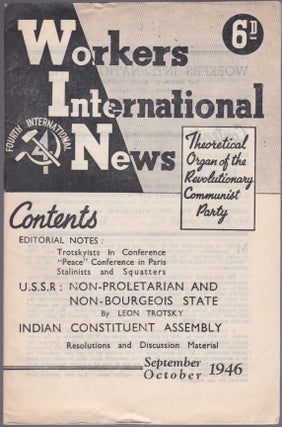 Item #1507 Workers International News, Vol. 6, No. 9 (September-October 1946). Harold Atkinson