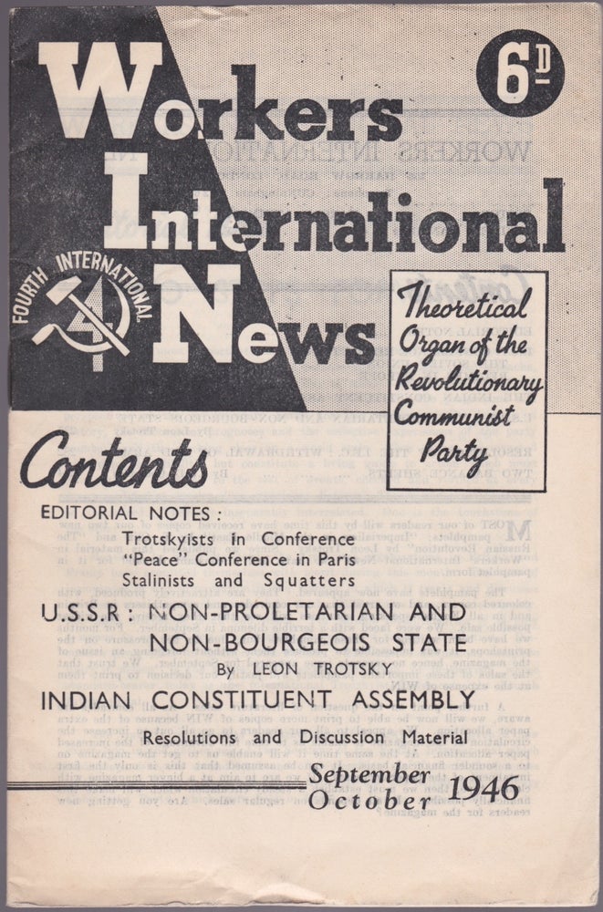 Item #1507 Workers International News, Vol. 6, No. 9 (September-October 1946). Harold Atkinson.