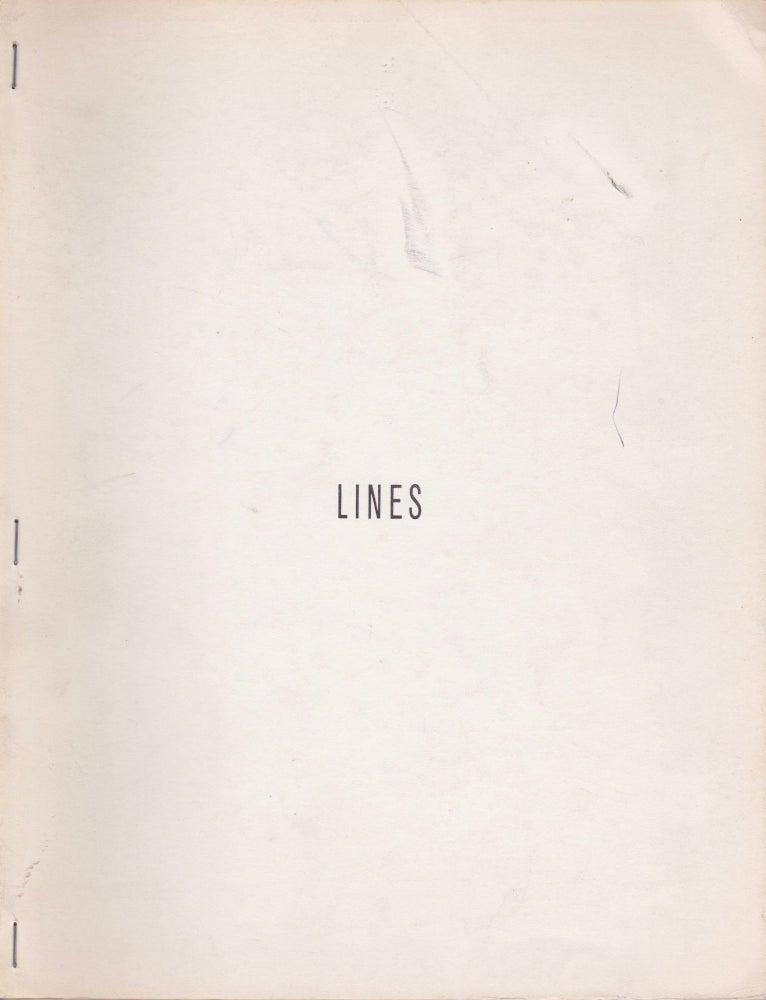 Item #1604 Lines [No. 6, November 1965]. Aram Saroyan.
