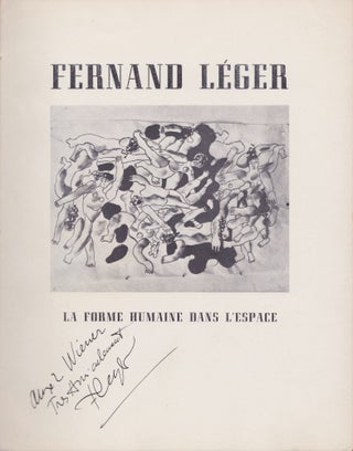 [INSCRIBED] Fernand Léger: La Forme Humaine Dans L'Espace