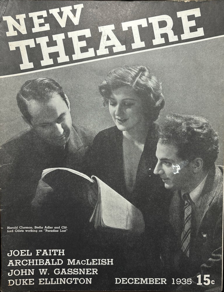 Item #2035 New Theatre. December, 1935. (Vol. II, No. 12). Herbert Kline.
