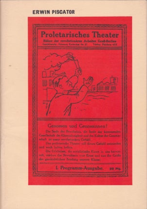 Item #2154 Erwin Piscator: Political Theatre 1920-1966. A photographic exhibition from the German...