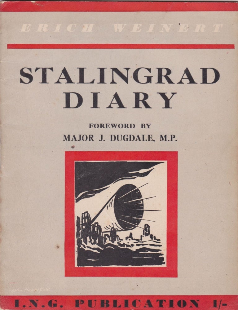 Item #2338 Stalingrad Diary. Erich Weinert.