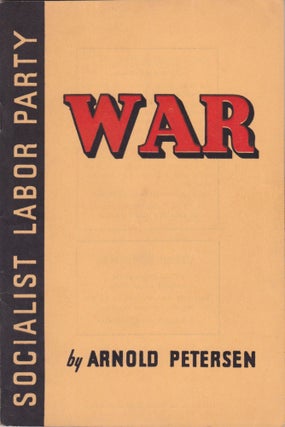 Item #2352 War. Arnold Petersen