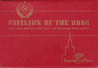 Item #2412 Pavilion of the USSR: New York World's Fair 1939 * 10 Souvenir Post Cards. Inc Intourist
