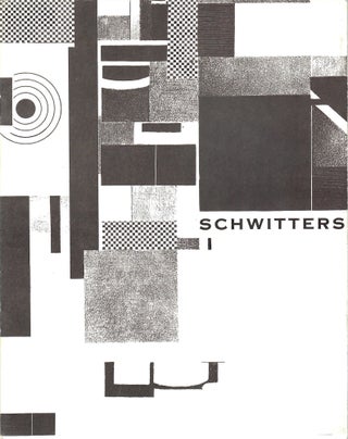 Item #2451 Kurt Schwitters. Walter Hopps, Curator
