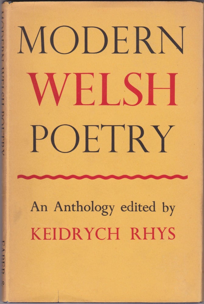Item #2509 Modern Welsh Poetry. Keidrych Rhys.