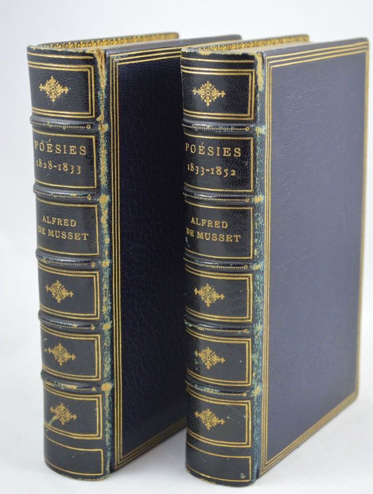 Item #636 Oeuvres de Alfred de Musset: Poésies 1828-1833 and 1833-1852. Alfred De Musset.