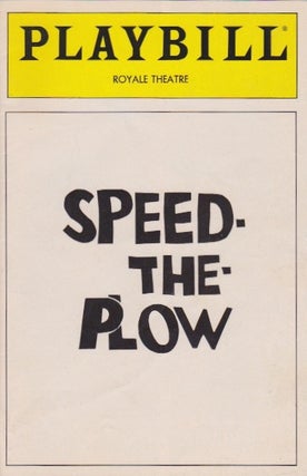 Item #884 Speed-the-Plow. David Mamet